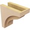 Ekena Millwork 4"W x 8"D x 8"H Classic Helena Rough Cedar Woodgrain TimberThane Corbel, Primed Tan CORUR04X08X08HELRCPR - alternate 3